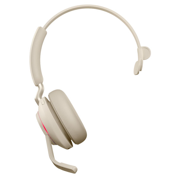 Jabra Evolve2 65 Link 380C MS Mono Beige Wireless Bluetooth Headset