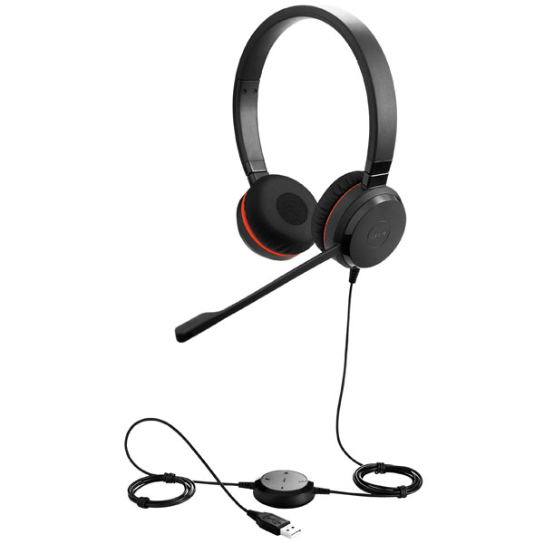 Jabra Evolve 20 SE Stereo USB MS Corded Headset